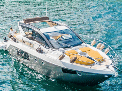 a luxury yacht on the water