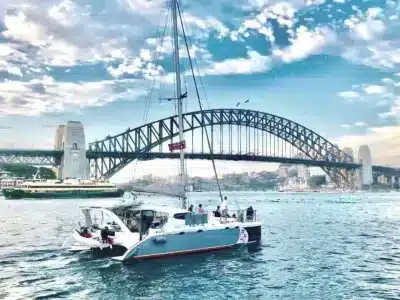 catamaran hired in sydney for average price