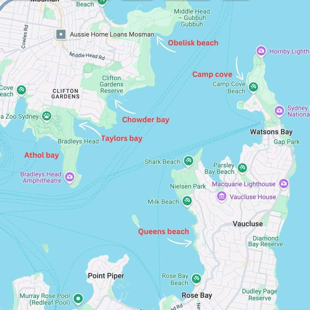 Main harbour map