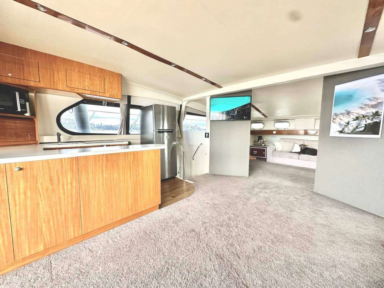 Passion Boat hire Interior3 - Boats with Fireplaces & Heating
