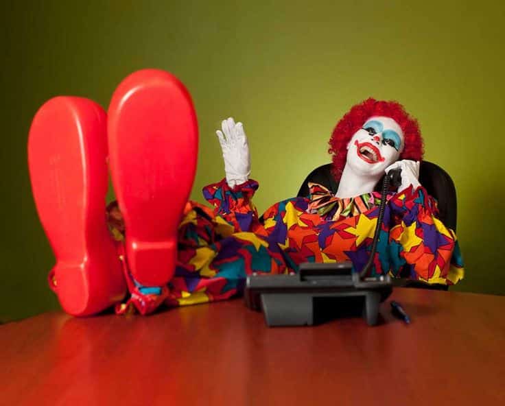 Clowns for your boat hire