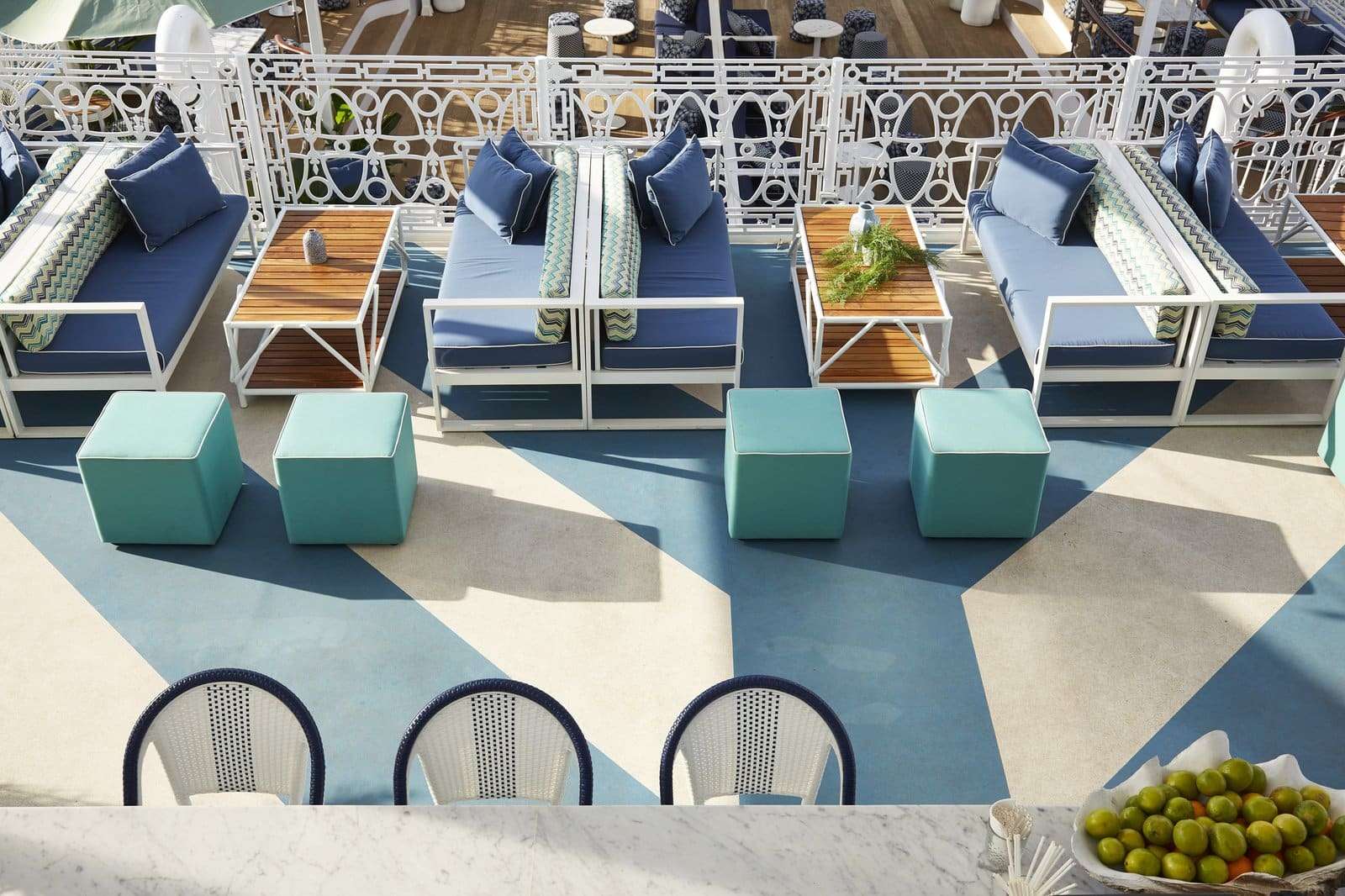Guests on the deck of a large Sydney party vessel
