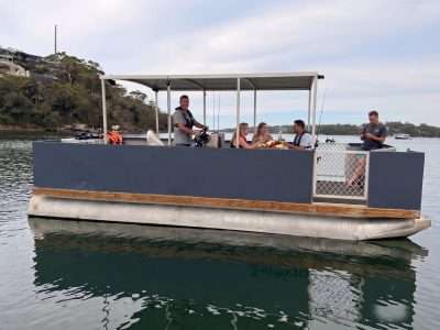 Frankie - BBQ Pontoon Boat, No Licence Required (Double Bay)
